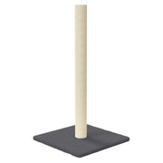 Tiragraffi per gatti Mobili per arrampicata su torre Raschietto per gatti piattaforma per arrampicata scuro 35 x 35 x 70 cm grigio 02_0022767