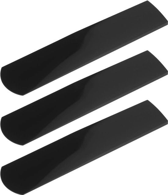 Accessori per Saxofono 3 pezzi, compatibili con Saxofono Alto, accessorio di riparazione con forza di 2,5 parti, reed accessorio nero.