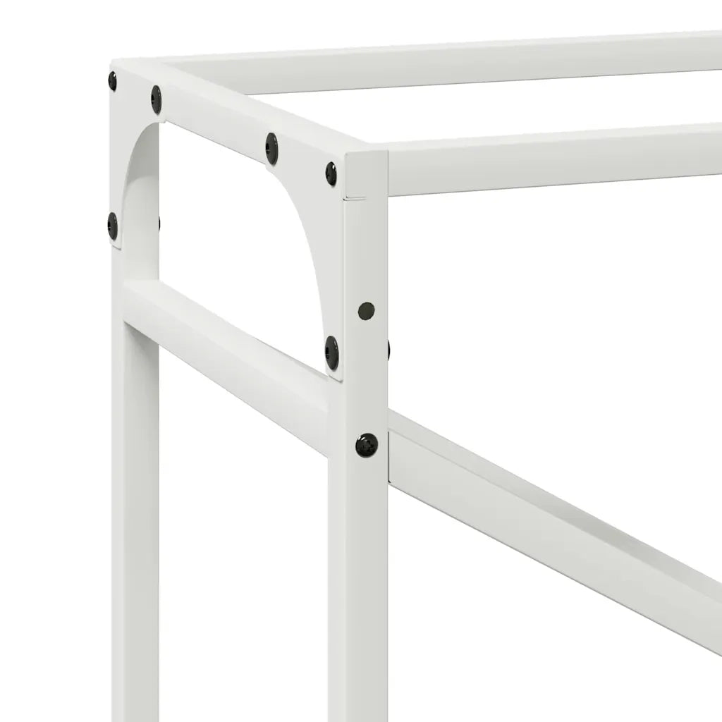 Rastrelliera per Legna da Ardere Bianca 60x25x100 cm CFW2710398
