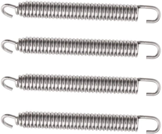 Sostituenti di valvola di scarico 70 mm - Manubrio regolabile - Acciaio inox - 4 pezzi - Duraturo - Resistente ad alta temperatura - Sostituenti di valvola di scarico