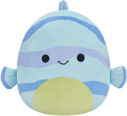 Squishmallow - 19cm Plush - Leland The Blue Striped Fish (4069P16)