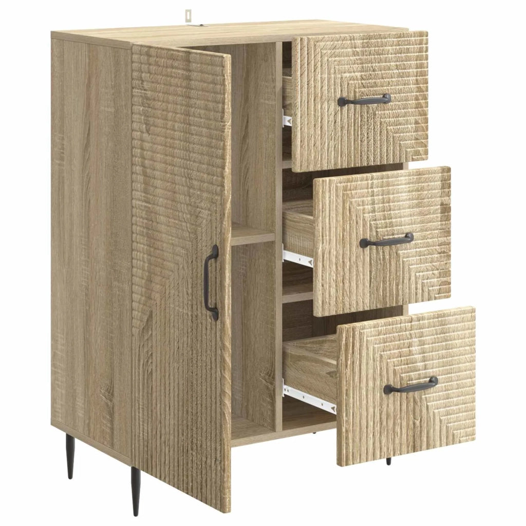 Credenza Rovere Sonoma 66 x 34,5 x 89,5 cm Legno ingegnerizzato 894857
