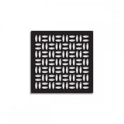 CHIPS - Pannello in PVC traforato - Parasole Colore: nero, Misura: 73x73 cm