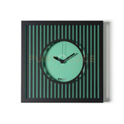 Orologio da parete elegante Tiffany piccolo Nero,verde acqua