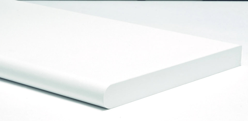 MENSOLA MURALE STONDATA Col. Bianco cm. 60x25x2,5