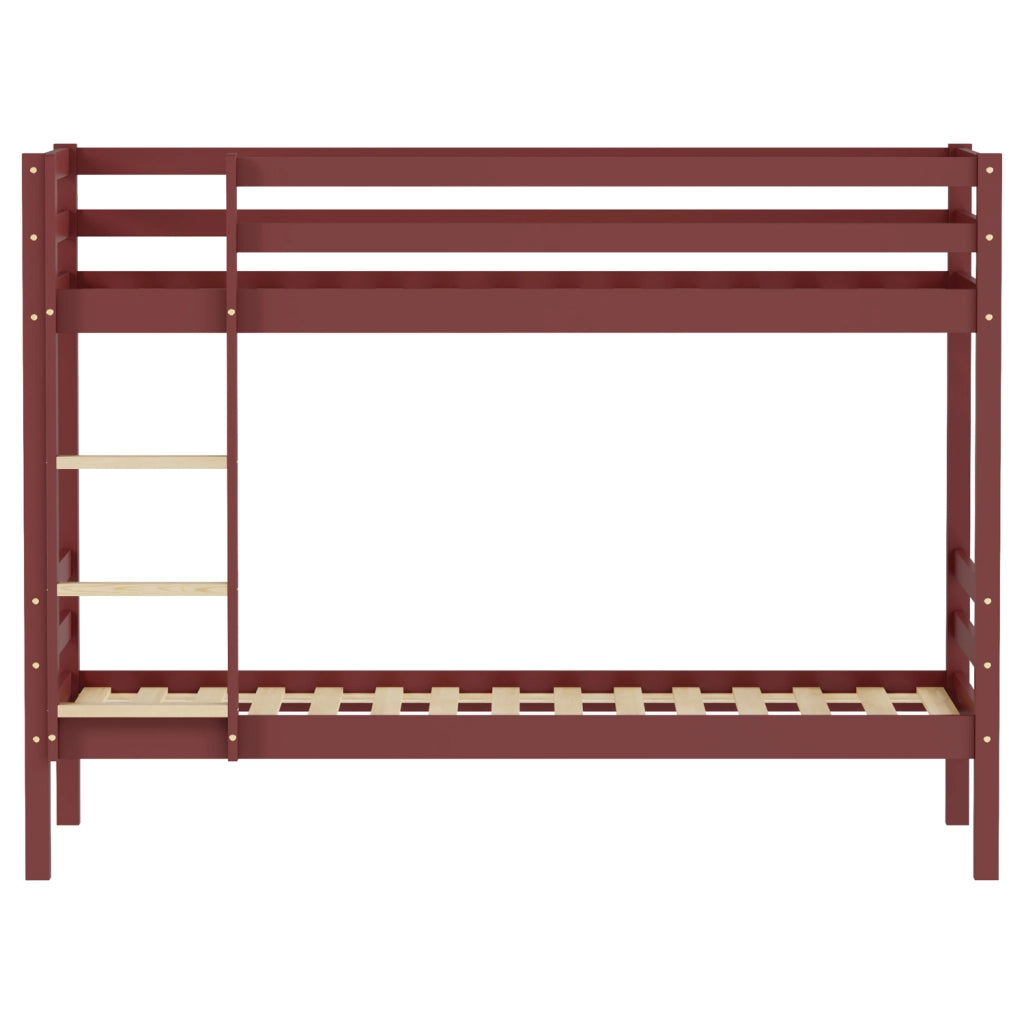 Letti a castello per bambini 190x90cm terracotta AMBER