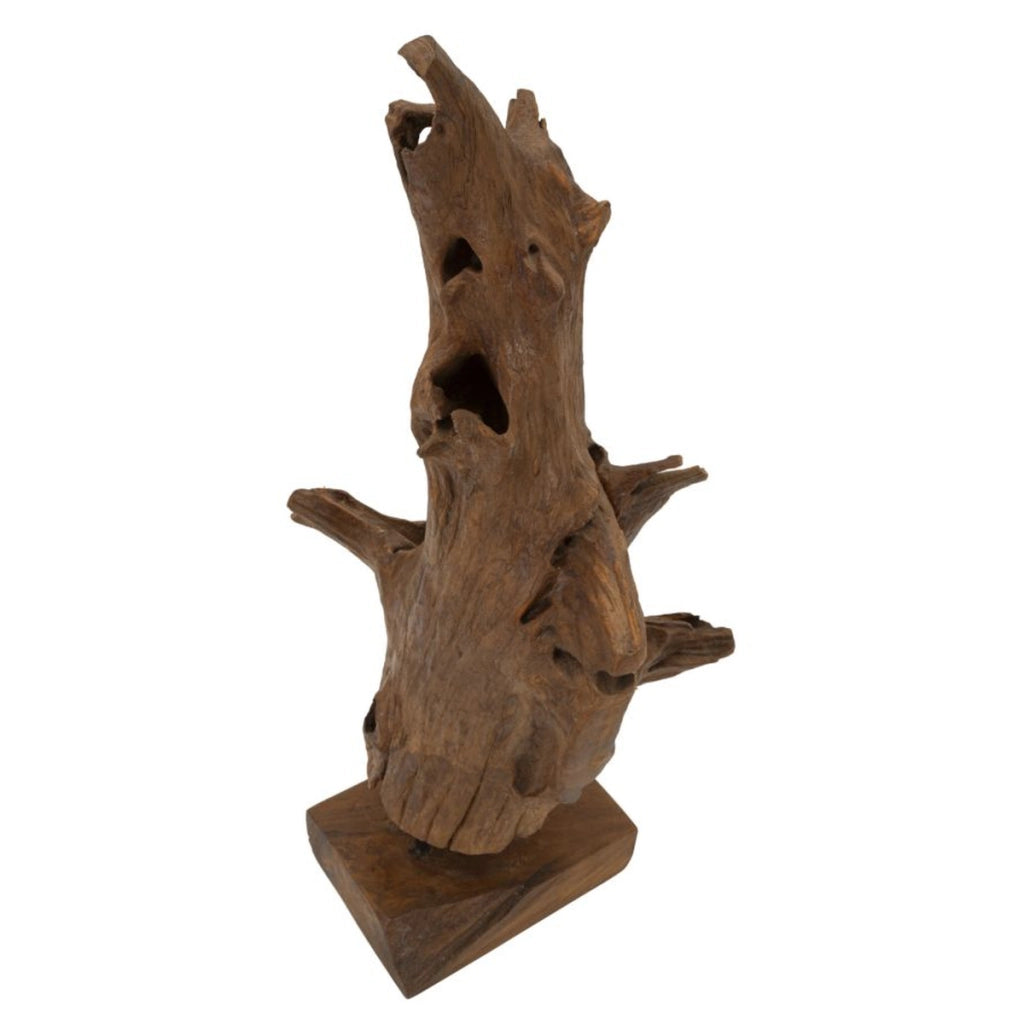 Scultura Radice 2, Marrone, Legno, 23x27x64 cm