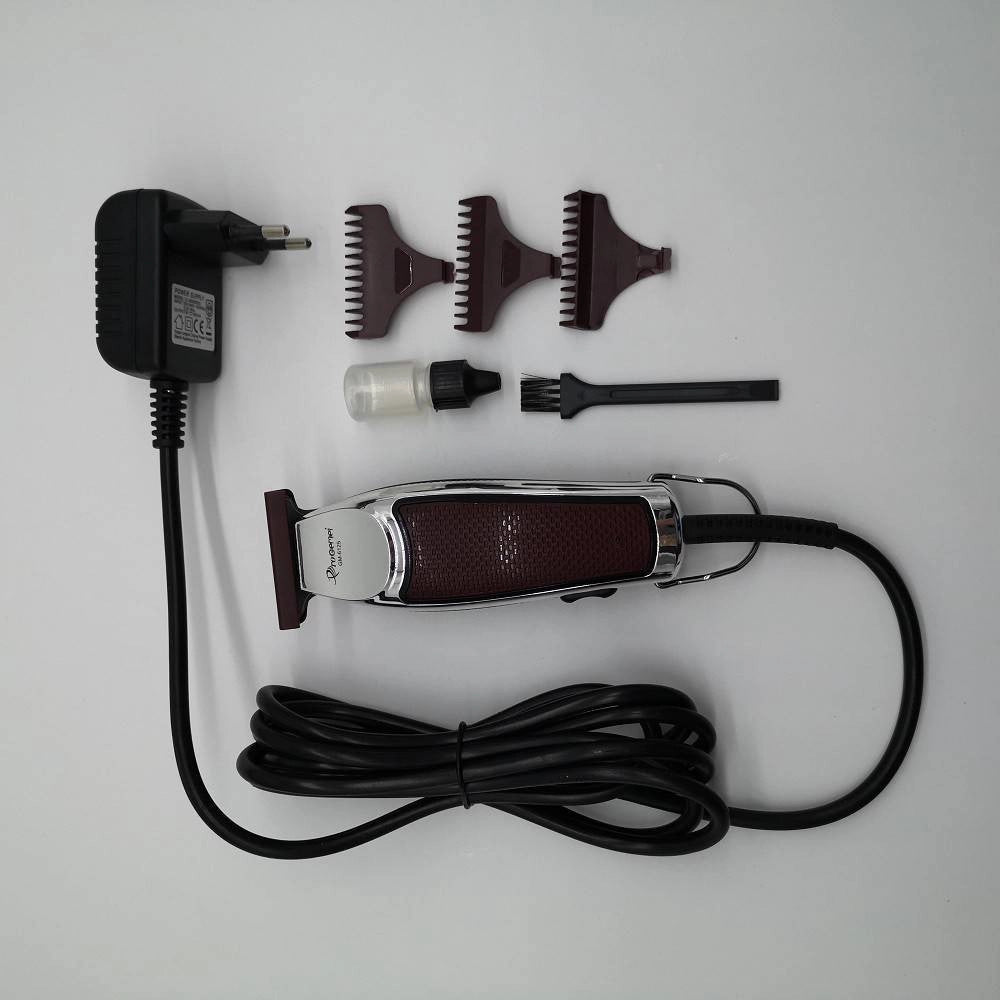 Trade Shop - Trimmer Professionale Tagliacapelli Elettrico Regolabile Con Filo Geemy Gm-6125 -
