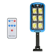 Trade Shop - Faro Lampione Stradale Pannello Solare Fotovoltaico Sensore 150 Led Cob Ta140 -