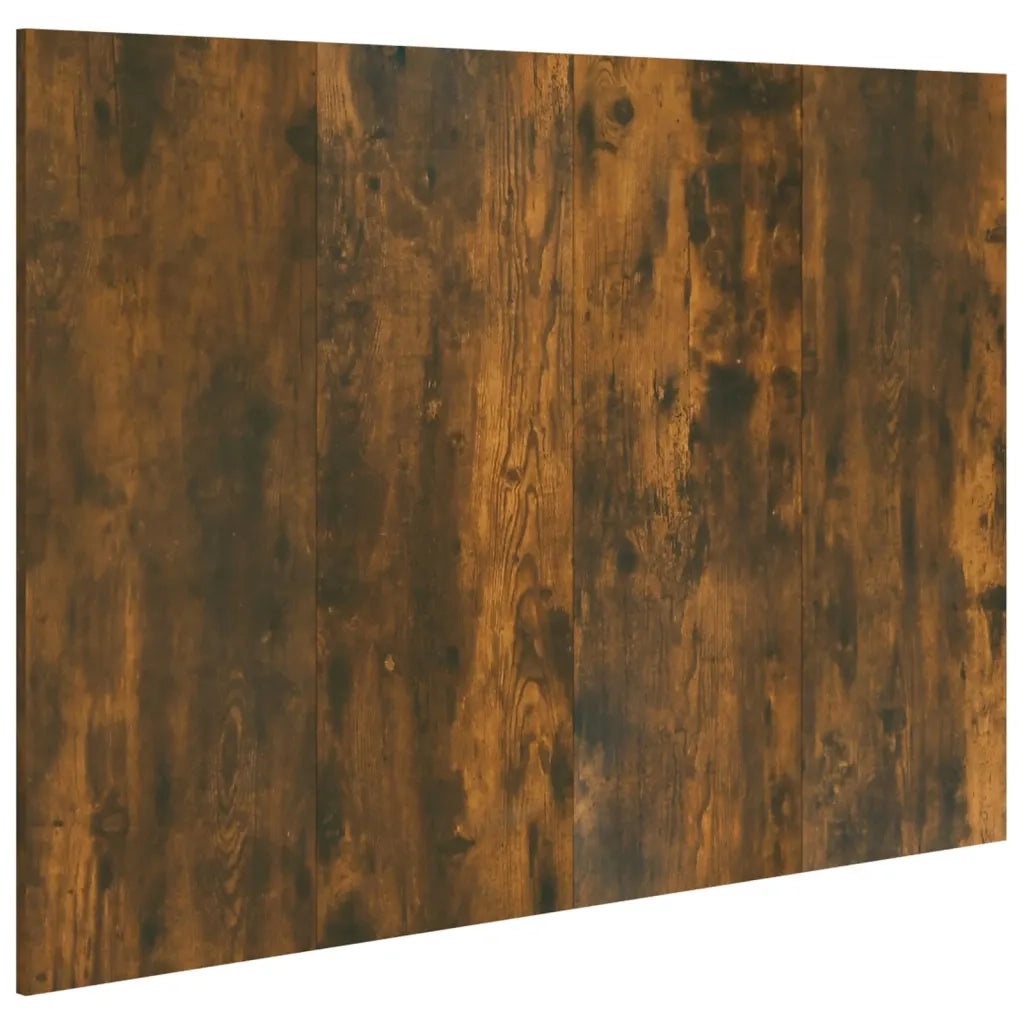 Testiera Letto Rovere Fumo 120x1,5x80 cm in Legno Multistrato 816970