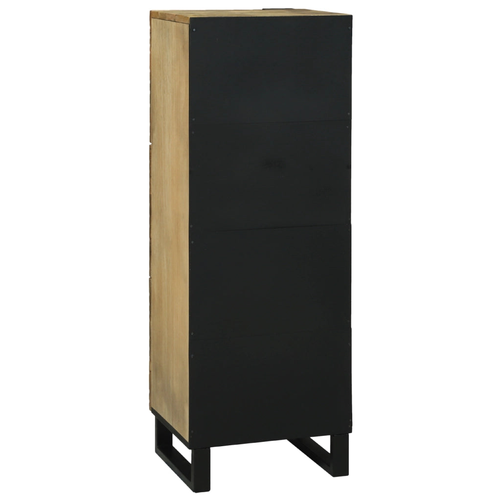Alto Armario 40x33.5x110 cm in Legno Massello di Mango