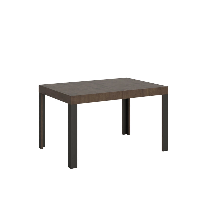 Tavolo allungabile 90x130/234 cm Linea telaio Antracite - Noce