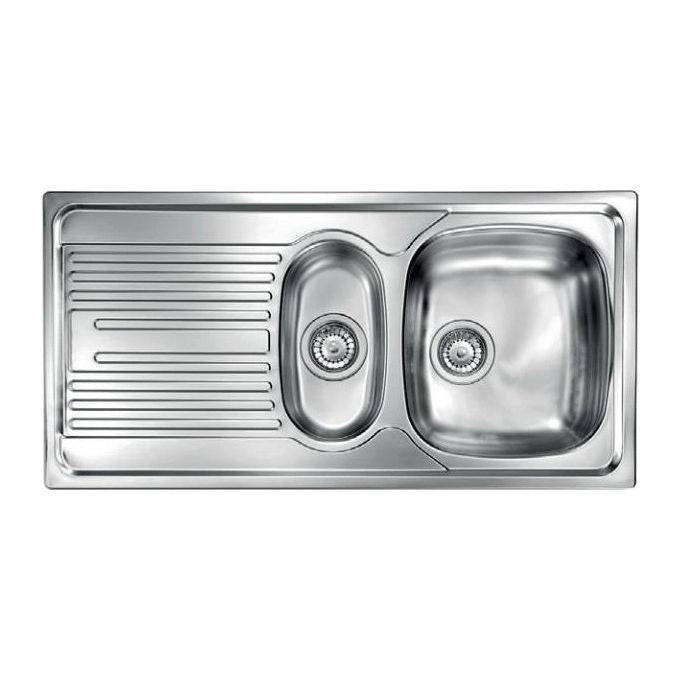 CM Atlantic 100x50 2V Lavello ad incasso Rettangolare Acciaio inossidabile