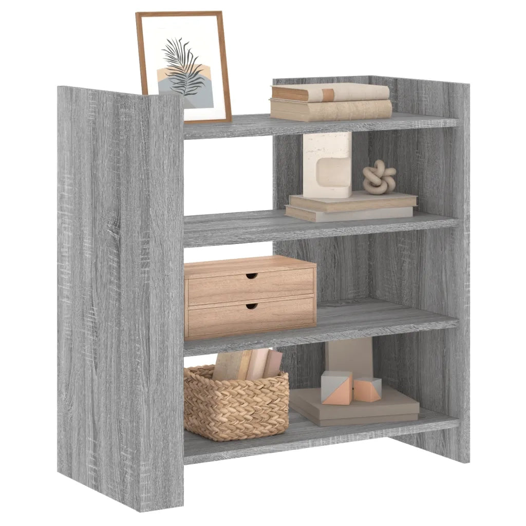 Credenza Grigio Sonoma 73,5x35x75 cm in Legno Multistrato 848393