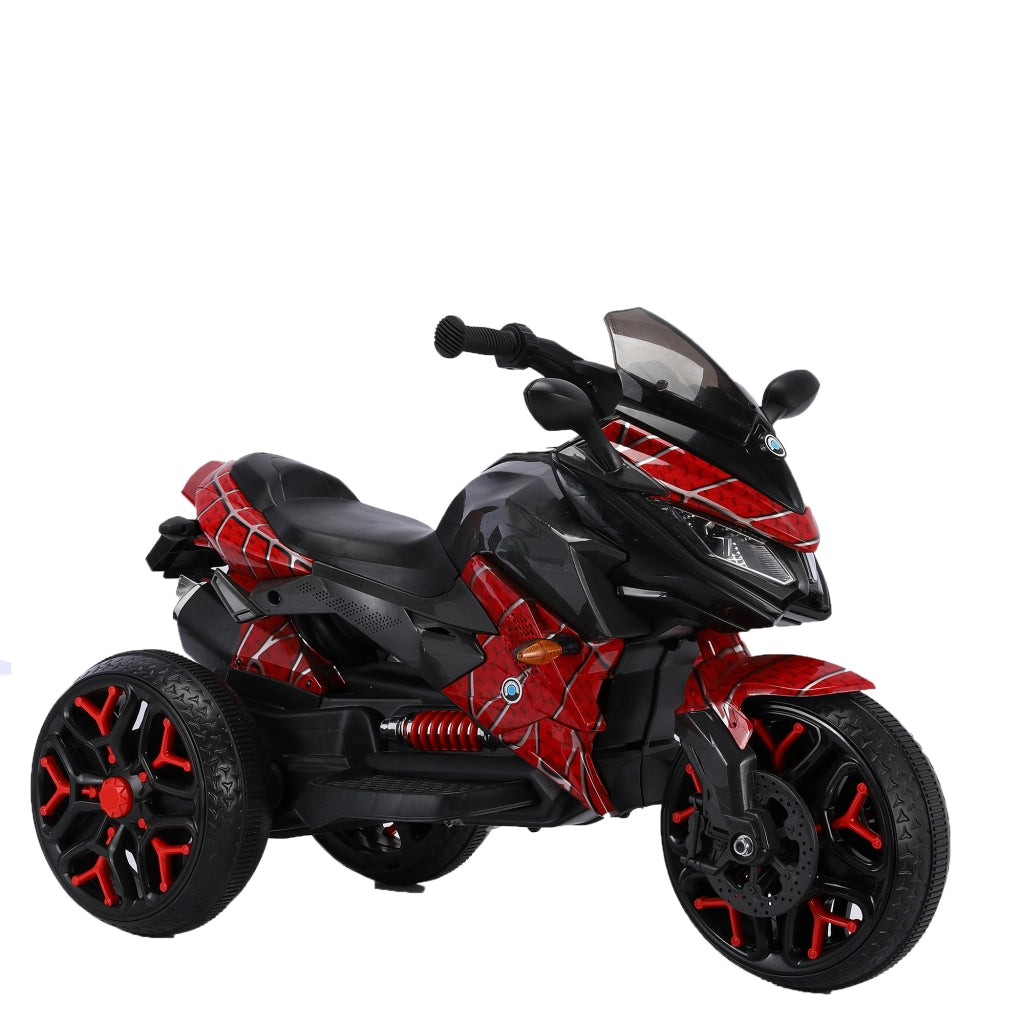 Motocicletta Elettrica per Bambini ¨C zephmum ¨C Verde con Luci e Van portaoggetti