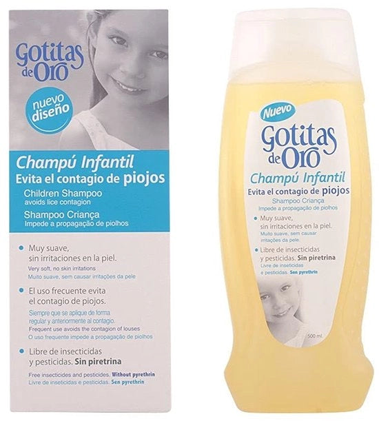 Prevenzione delle pidocchi per bambini shampoo 500 ml - Trattamento naturale per la cura dei capelli