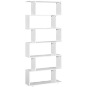 EasyComfort Libreria di Design Mobili Ufficio Scaffale in Legno 80x24x191cm Bianco