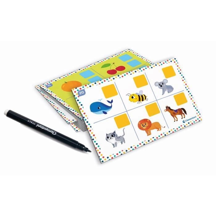 Clementoni - Custodia magnetica con lettere e animali - Dai 3 anni