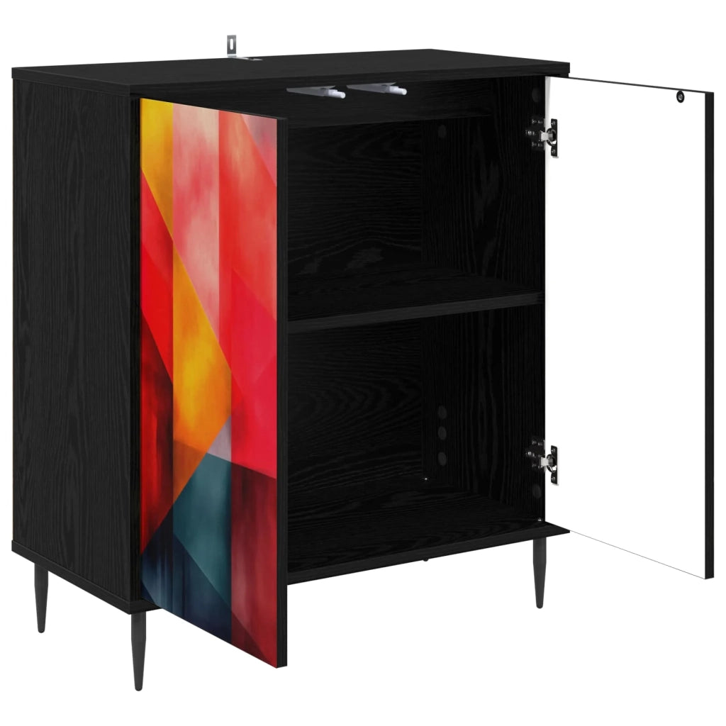 Credenza HEESCH Rovere Nero 69 x 33 x 76 cm 8006938