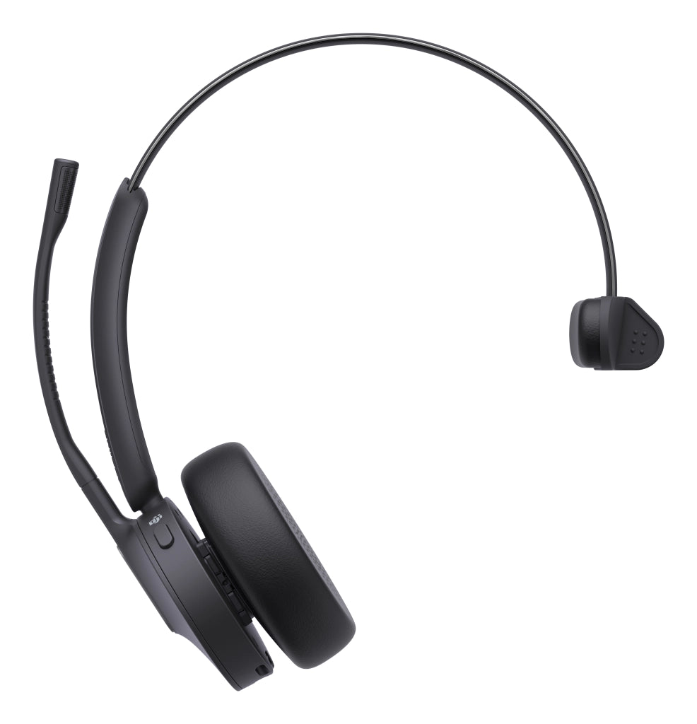 Yealink wh64 mono teams auricolare wireless a padiglione ufficio usb tipo-c bluetooth nero - WH64-MONO-TEAMS