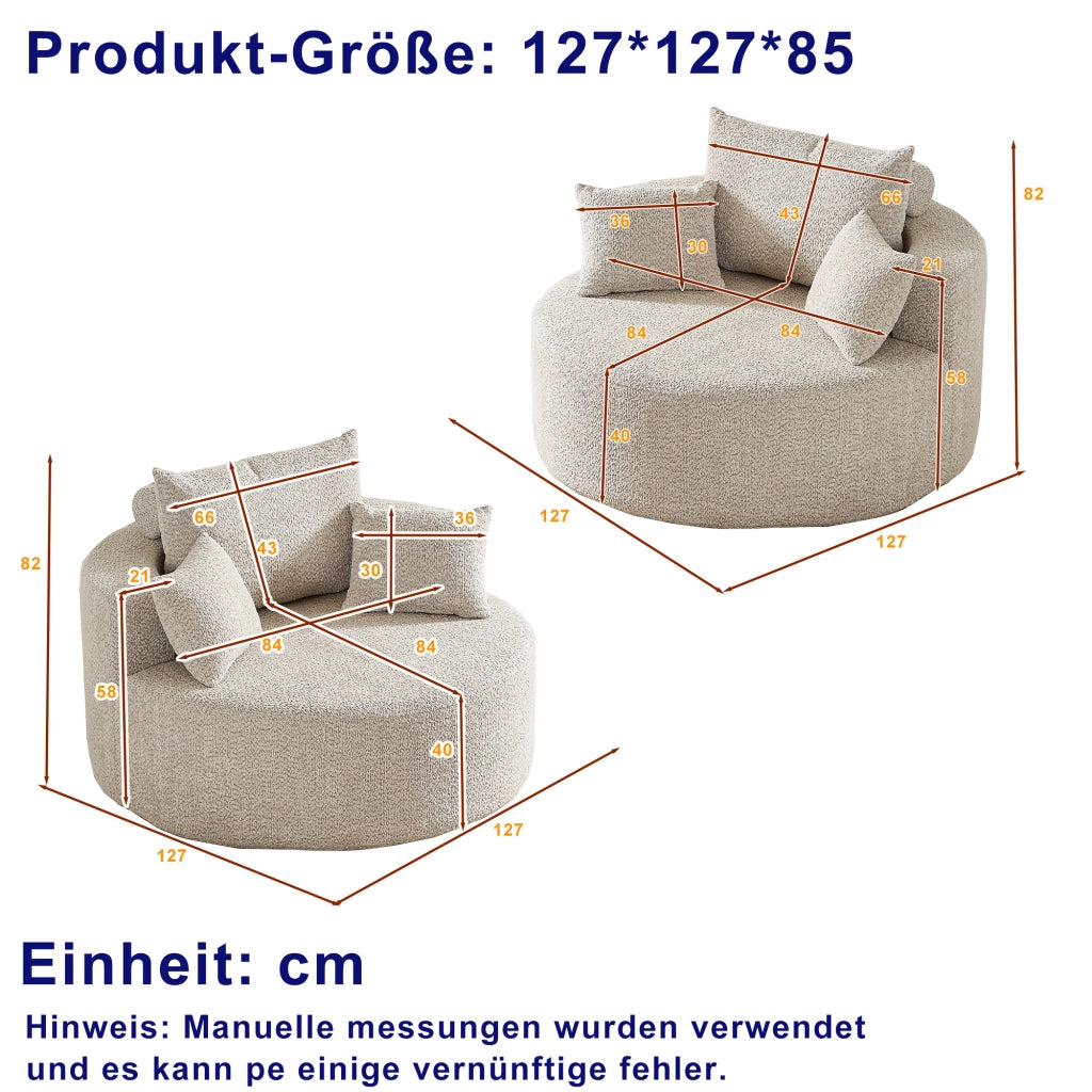 Poltrona Letto Singola in Tessuto Chenille ¨C MINIMAL ¨C Reclinabile, Soggiorno
