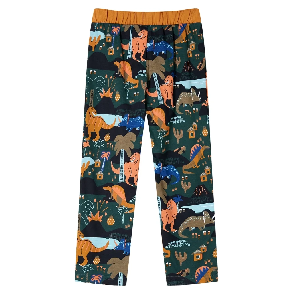 Pigiama da Bambino a Maniche Lunghe Verde Scuro 92 CFW8616449