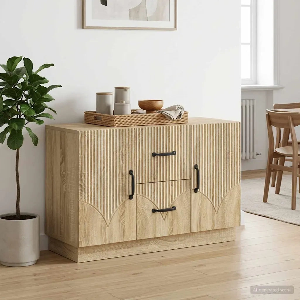 Credenza Rovere Sonoma 89 x 34,5 x 57 cm Legno ingegnerizzato 895347