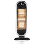 HIGH-TECH STUFA ALOGENA 400-800-1200 W 3 LIVELLI DI POTENZA SPEGNIMENTO AUTOMATICO E OSCILLAZIONE ORIZZONTALE