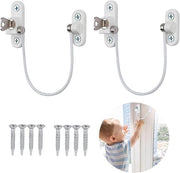 Chiusura finestra, 2 pezzi, chiusura finestra professionale, chiusura finestra, maniglia di sicurezza con chiave