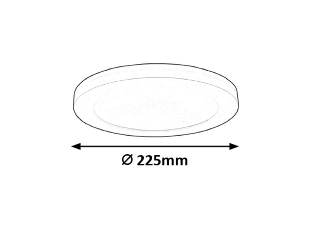 Plafoniera LED incasso Rabalux Sonnet bianca 18W 4000K