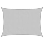 Vela Parasole | Telo Ombra | Vela da ombra Grigio Chiaro 8x6 m 100% Poliestere Oxford