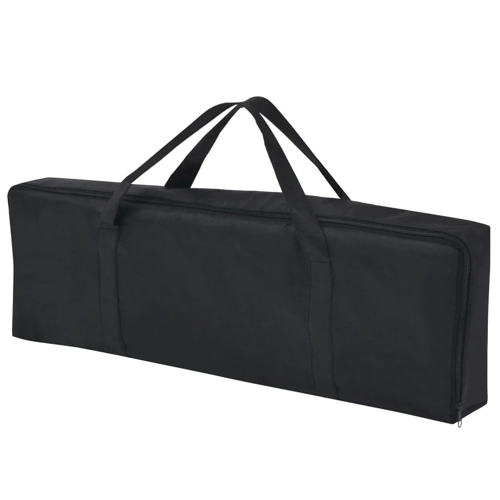 Kit per studio fotografico con illuminazione e fondale nero 02_0042425
