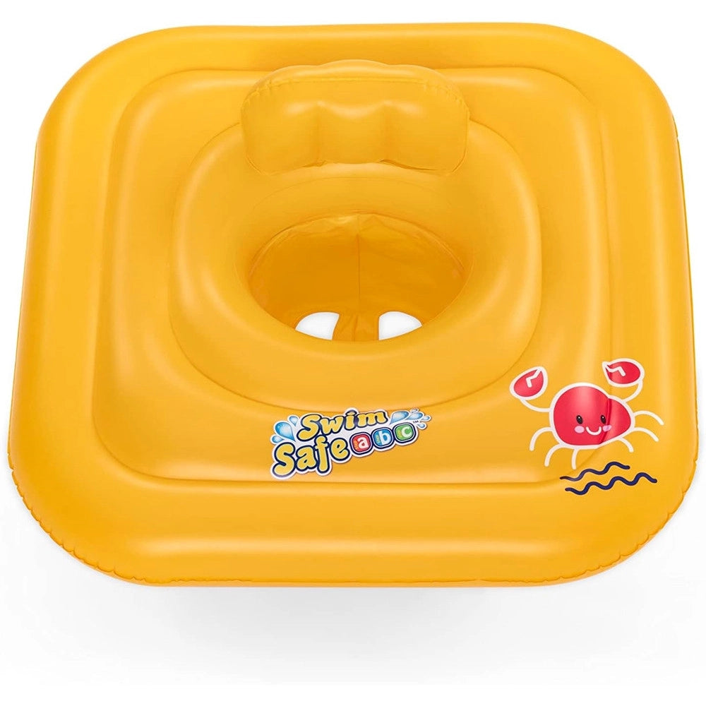 Trade Shop - Salvagente Gonfiabile A Mutandina Quadrato Swim Safe Abc Step A 76 X 76 Cm 32050 -