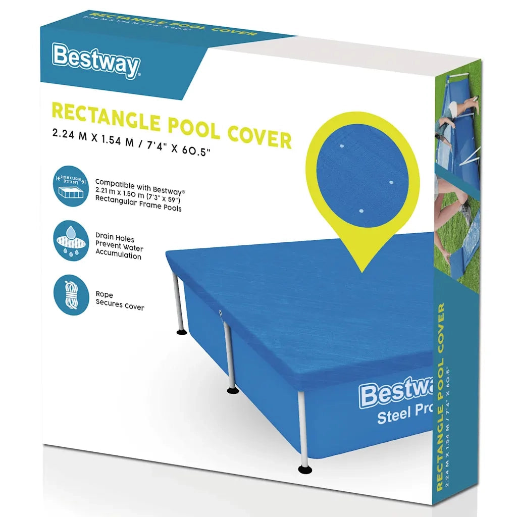 Bestway Copertura per Piscina Flowclear 221x150 cm 92076