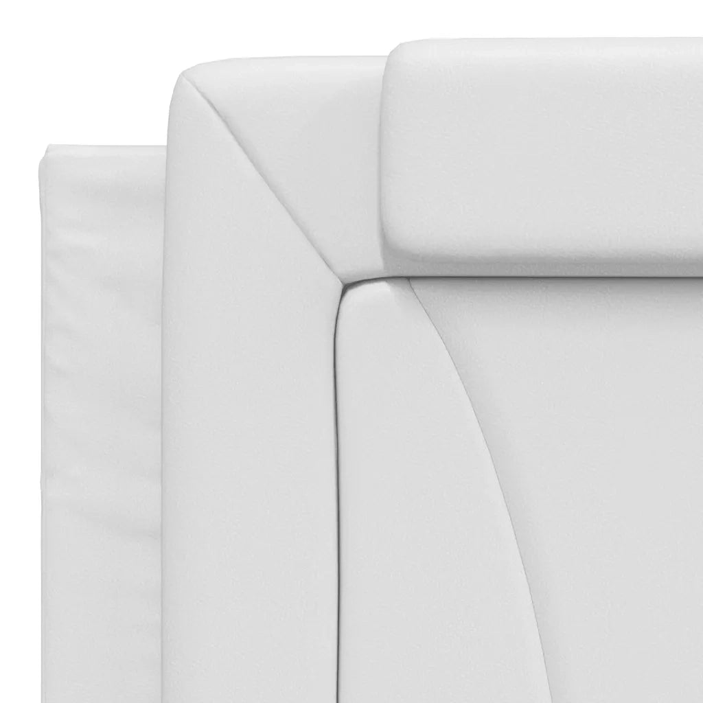 Cuscino Testiera Viana Bianco 183 cm in Similpelle 374812