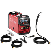 Saldatrice professionale MIG/MAG 250 A ciclo di lavoro 60% TIG/LIFTARC/MMA flusso in acciaio al carbonio rosso 14_0009679