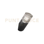 APPLIQUE DA PARETE 45° DARK ANTRACITE E FUME' 1 LUCE ATTACCO E27 IP54 10,6X28,6CM