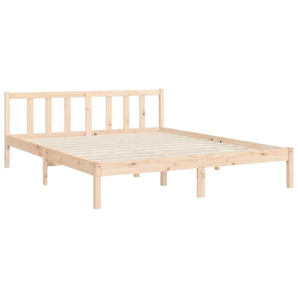 Giroletto senza Materasso 160x200 cm in Legno Massello di Pino 3192306