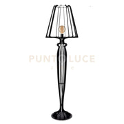 Lampada moderna da terra per soggiorno Minerva Nero