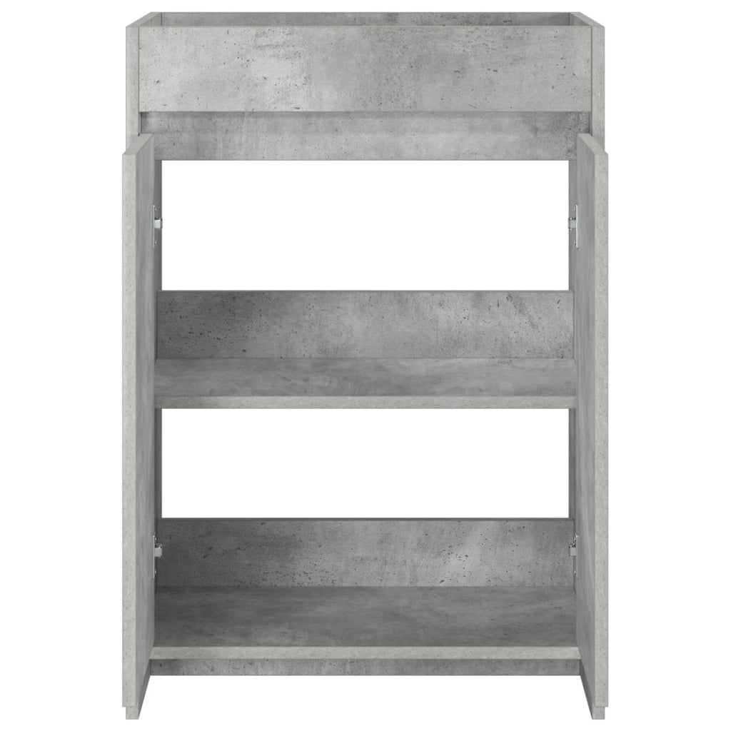 Mobiletto da Bagno Sotto Lavabo Grigio Cemento 890779
