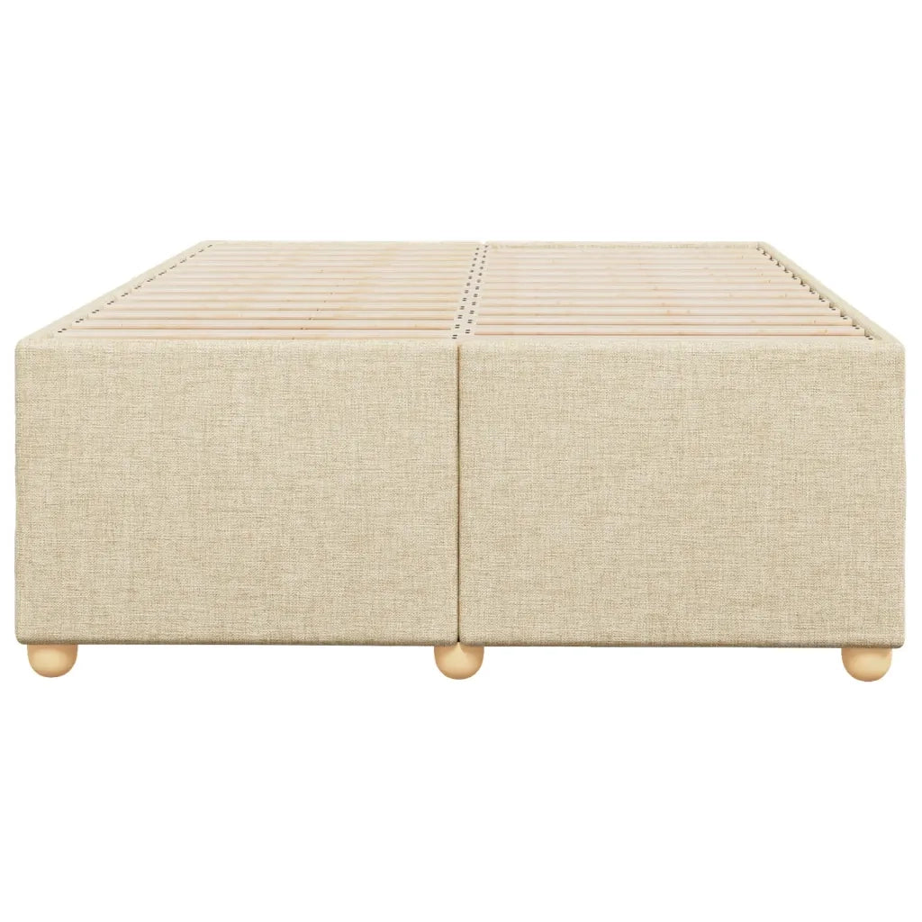Giroletto senza Materasso Crema 120x190cm in Tessuto