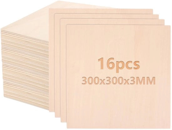 Pannelli multiplo - Dimensioni 300 x 300 mm - Ideali per modellismo - 16 pezzi - Materiale Premium