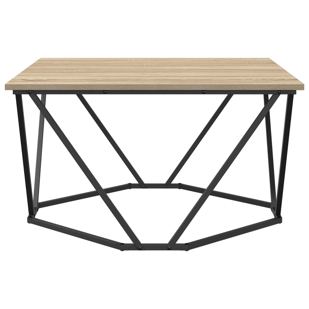Tavolino da caffÃ¨ in rovere Sonoma 80x80x45 cm in legno ingegnerizzato