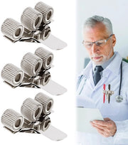 Ottimizzatore per Pennarelli Triplo - Acciaio Inossidabile - Clip Metallico - 3 Pezzi - Leggero - Per Uso Professionale - Otturatore per Pennarelli