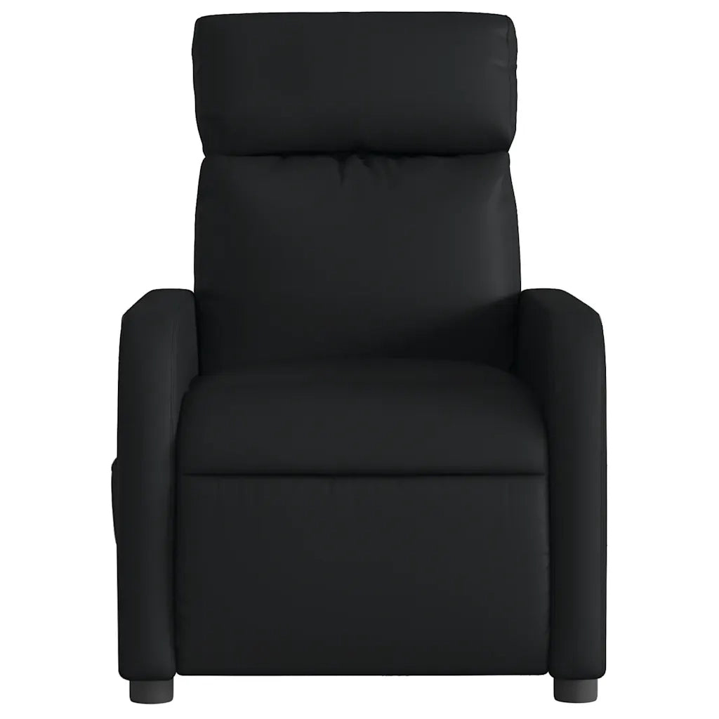 Poltrona Massaggiante | Sedia Relax Reclinabile Elettrica Nera in Similpelle