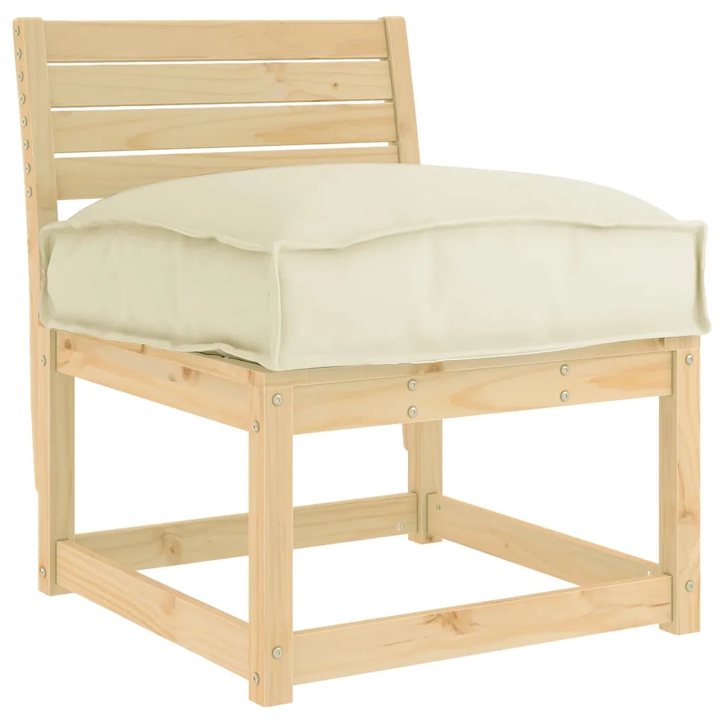 Cuscino Crema 60 x 40 x 8 cm Tessuto Oxford 42001610