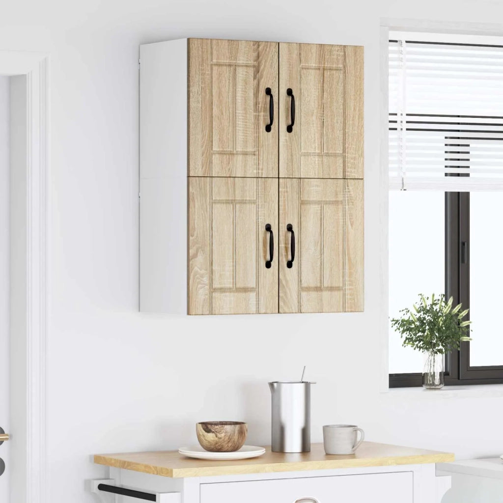 Armadietto a muro LUCCA 2 pcs Rovere Sonoma 60 x 31 x 40 cm