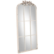 Specchio in legno bianco 61x5x114h cm