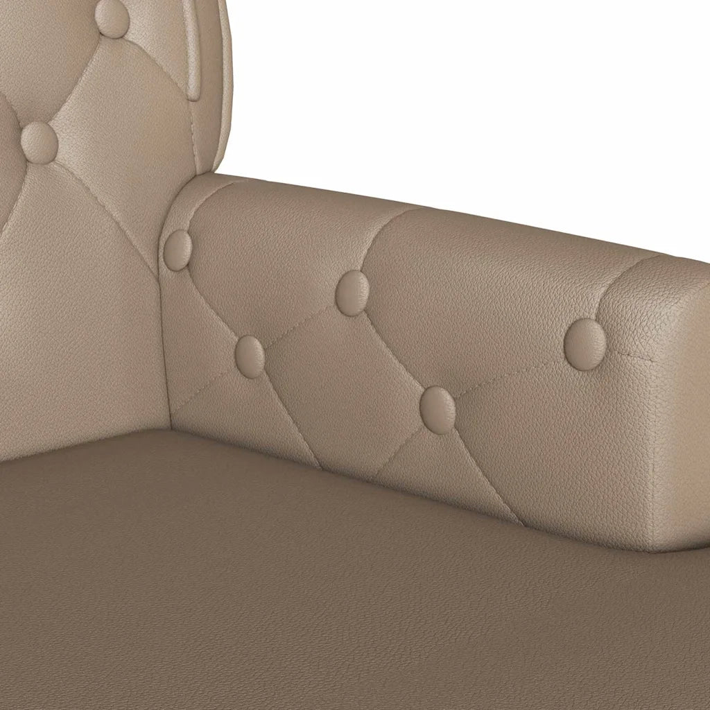 Panca Chesterfield Cappuccino 119,5 x 64,5 x 75 cm 42019298
