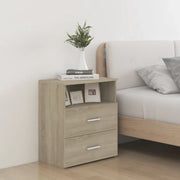 Comodini 2pz Rovere Sonoma 50x32x60 cm 803279